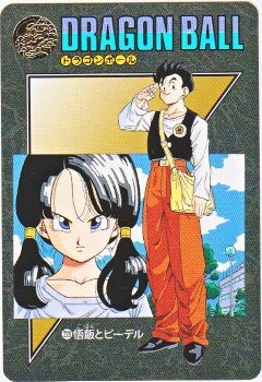 ドラゴンボール　カードダス  ダブルゴールドレザーカード　悟飯　ビーデル ドラゴンボール カードダス ダブルゴールドレザーカード 悟飯 ビーデル